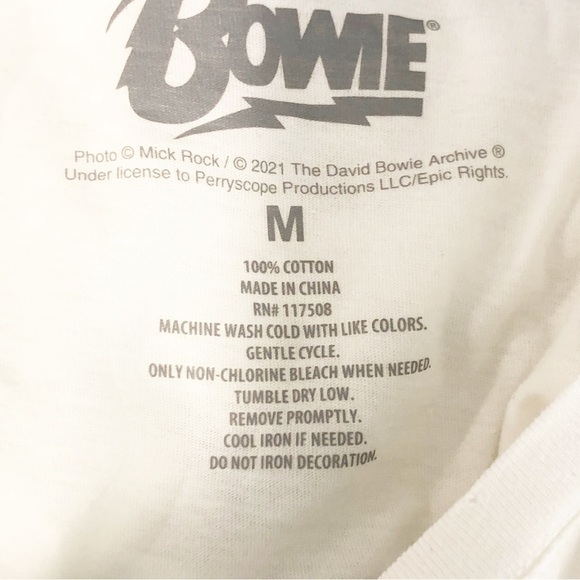 David Bowie graphic band T-shirt - Picture 6 of 8